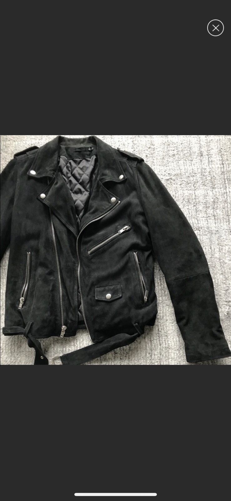 Blk Dnm BLK DNM Suede Biker Jacket Size US M / EU 48-50 / 2 - 1 Thumbnail