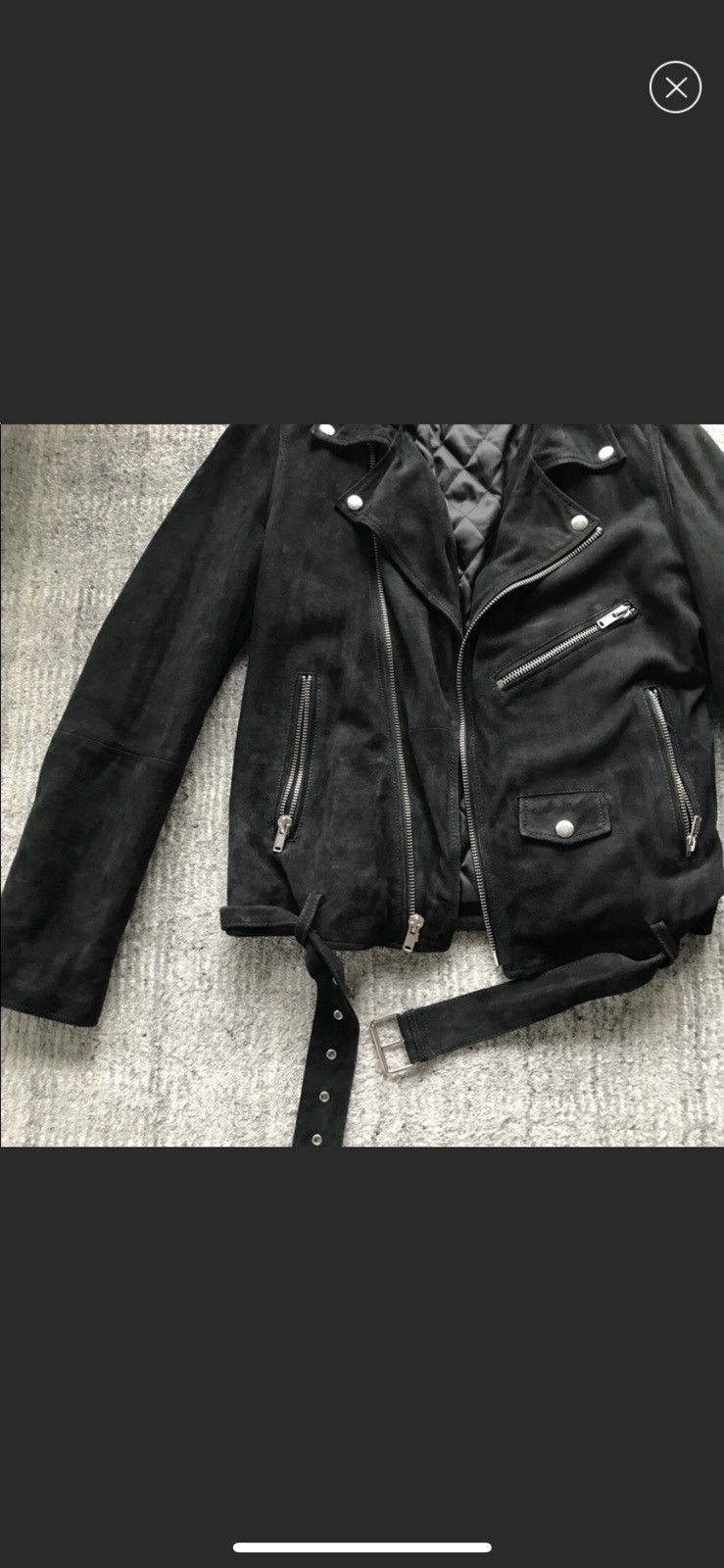Blk Dnm BLK DNM Suede Biker Jacket Size US M / EU 48-50 / 2 - 2 Thumbnail