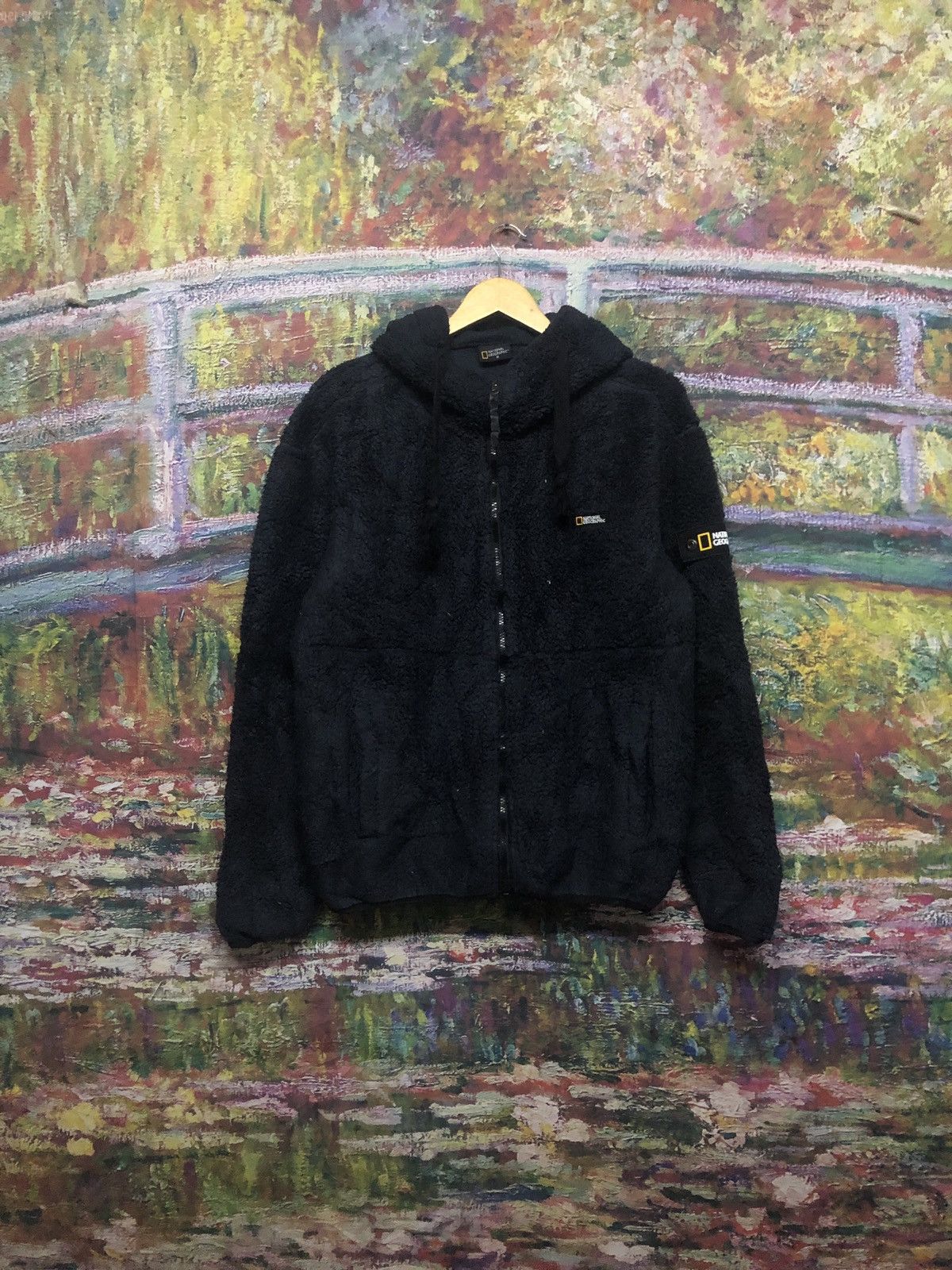National geographic fleece hoodie