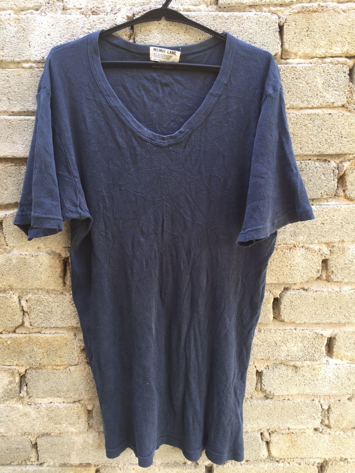 Helmut Lang Plain V Neck Tee