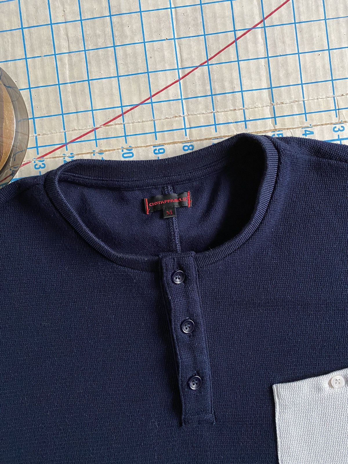 CLOT Clot Long Sleeve Pocket Shirt Size Medium Navy Blue Size US M / EU 48-50 / 2 - 7 Thumbnail