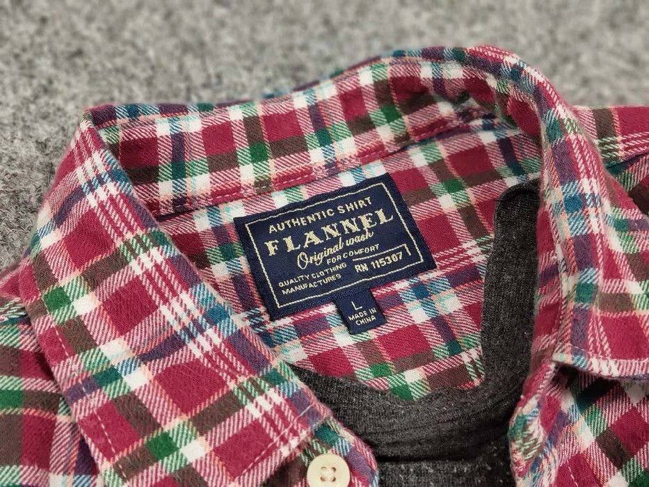 Flannel Vintage Flannel Shirt Checkered Travis Scott Style Hype Size US L / EU 52-54 / 3 - 9 Thumbnail