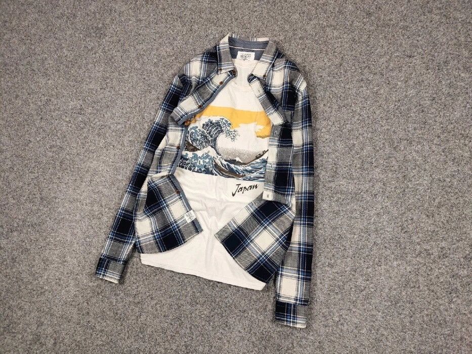 Flannel Vintage Flannel Shirt Travis Scott Style Size US S / EU 44-46 / 1 - 3 Thumbnail