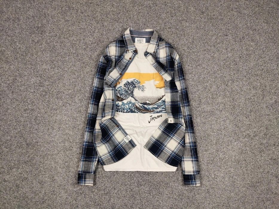 Flannel Vintage Flannel Shirt Travis Scott Style Size US S / EU 44-46 / 1 - 1 Thumbnail