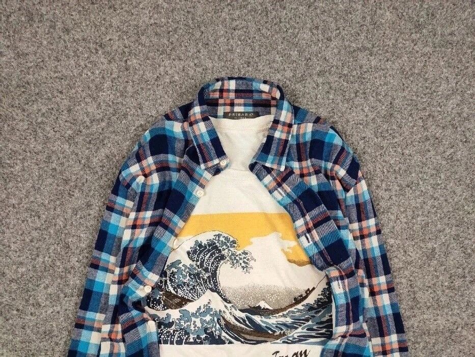 Flannel Vintage Flannel Shirt Checkered Travis Scott Style Hype Size US XL / EU 56 / 4 - 4 Thumbnail