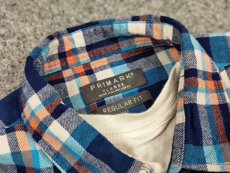 Flannel Vintage Flannel Shirt Checkered Travis Scott Style Hype Size US XL / EU 56 / 4 - 12 Thumbnail