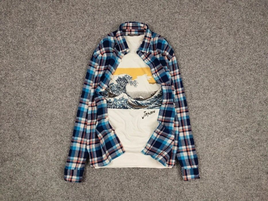 Flannel Vintage Flannel Shirt Checkered Travis Scott Style Hype Size US XL / EU 56 / 4 - 1 Thumbnail