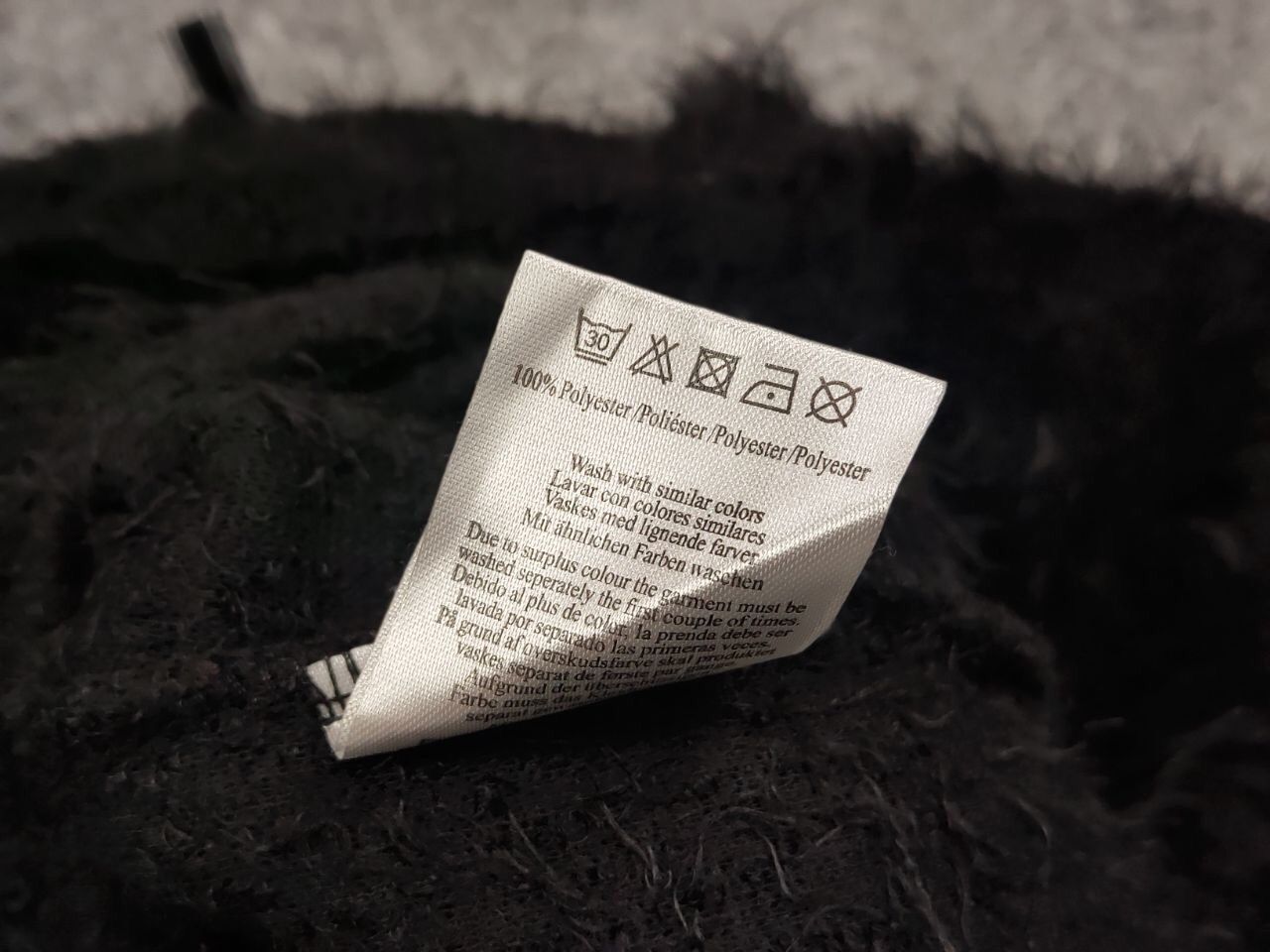 Japanese Brand × Vintage Vintage 90's Japanese Black Mohair Style Fuzzy Sweater Size US S / EU 44-46 / 1 - 20 Thumbnail