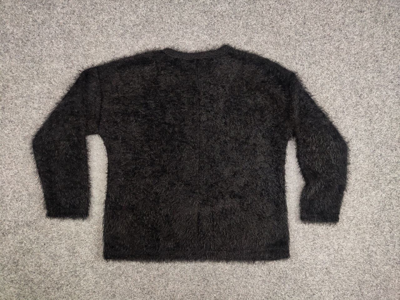 Japanese Brand × Vintage Vintage 90's Japanese Black Mohair Style Fuzzy Sweater Size US S / EU 44-46 / 1 - 18 Thumbnail