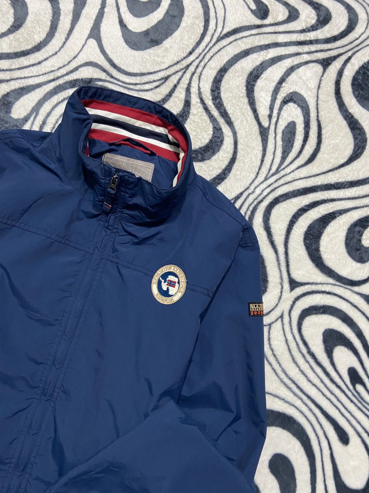 Napapijri Napapijri Mens Outdoor Windbreaker Jacket Size US L / EU 52-54 / 3 - 2 Thumbnail