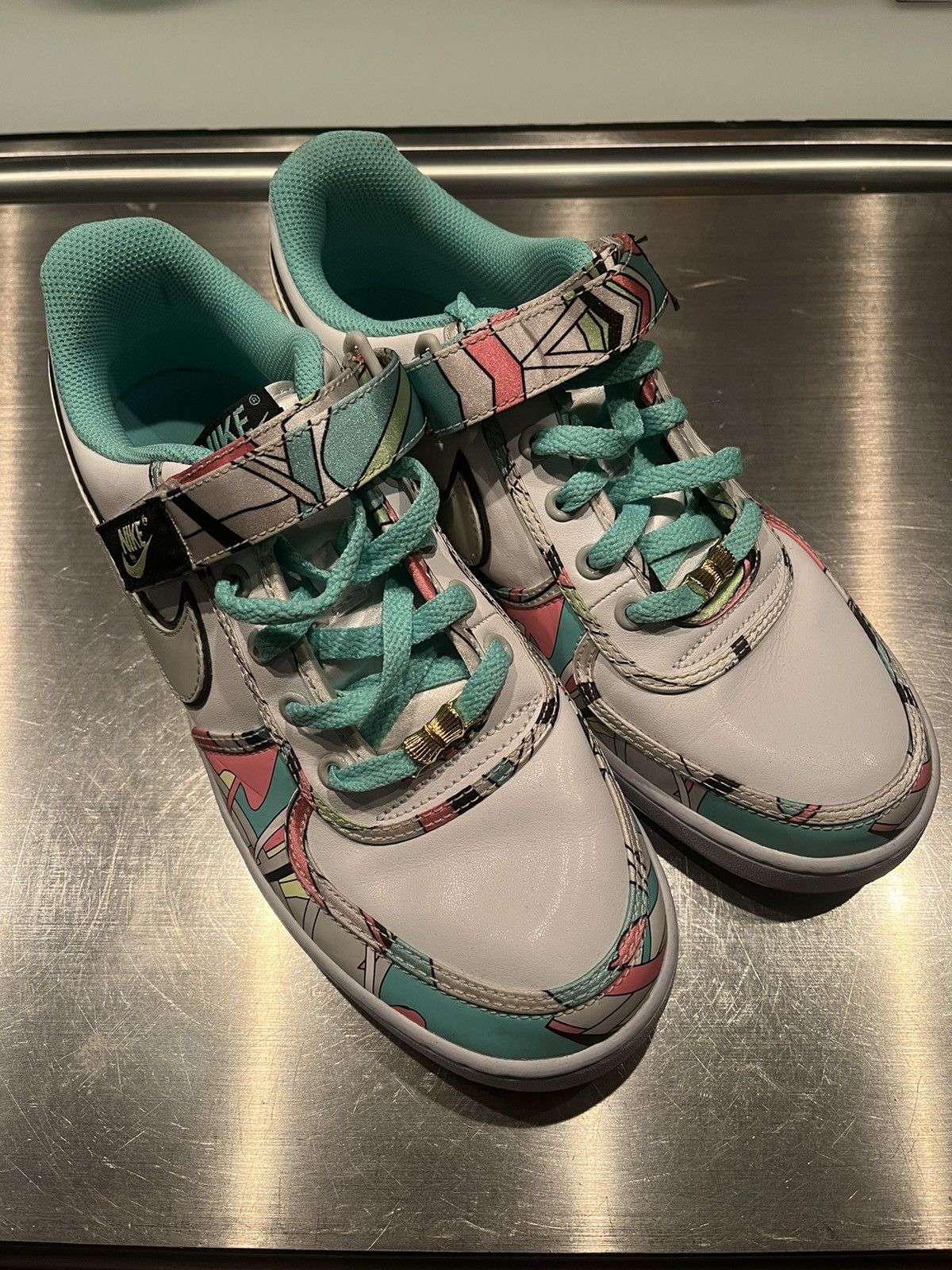 image of Nike Sneaker White With Beautiful Colorways, Women's (Size 10)