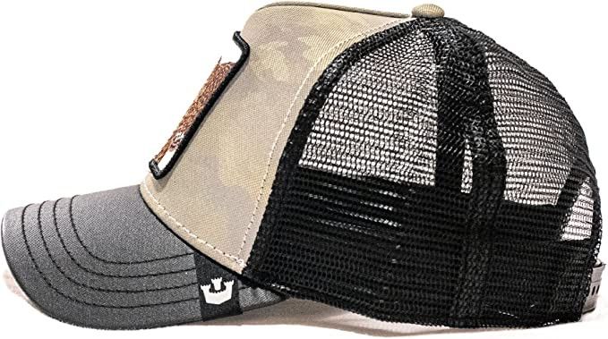 Gorra Trucker Goorin Bros Double Shift - Color Verde Oliva, Ajustable, Estilo Curvado, Talla única