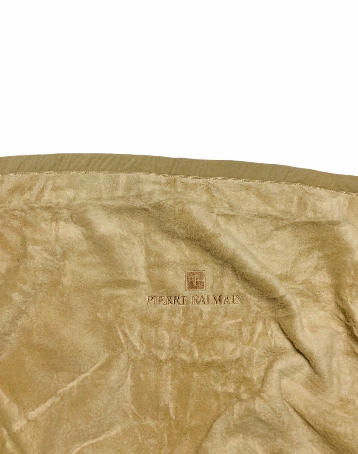 Balmain × Pierre Balmain Vintage Balmain Paris Pierre Balmain wool fleece big blanket Size ONE SIZE - 5 Thumbnail