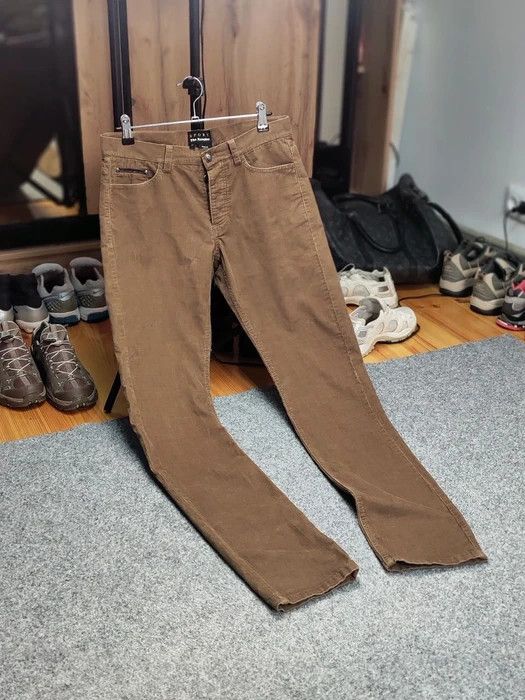 The Kooples The Kooples Corduroy Brown Mens Casual Trousers Pants Size US 27 - 10 Thumbnail