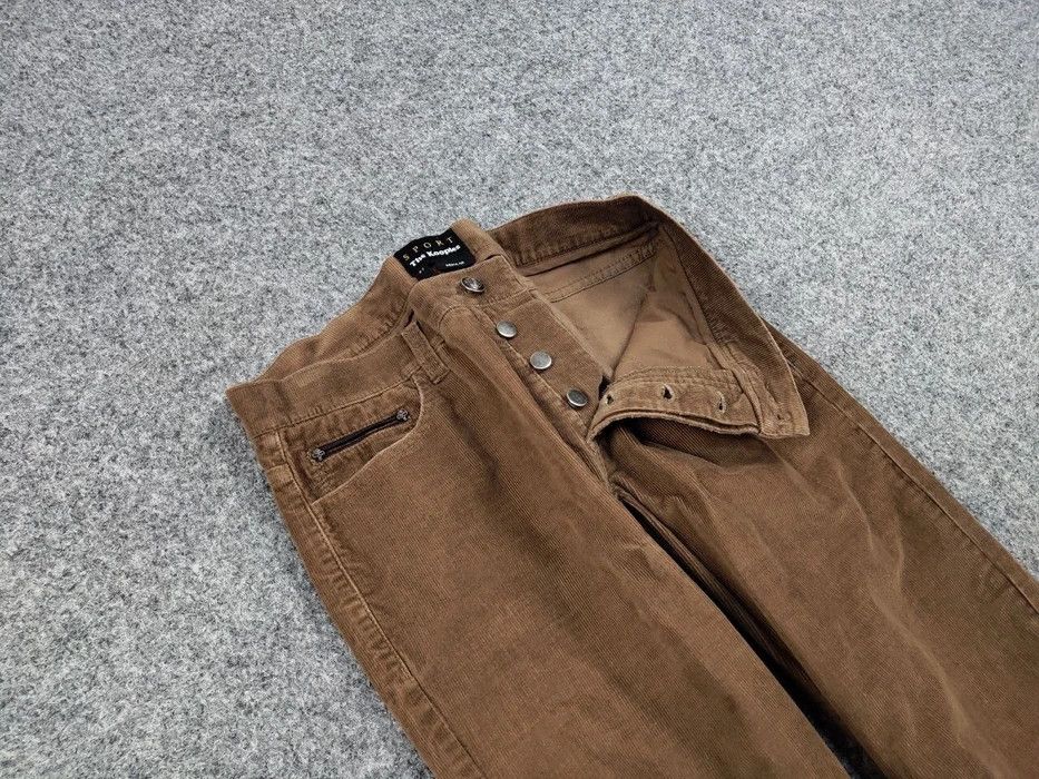 The Kooples The Kooples Corduroy Brown Mens Casual Trousers Pants Size US 27 - 8 Thumbnail
