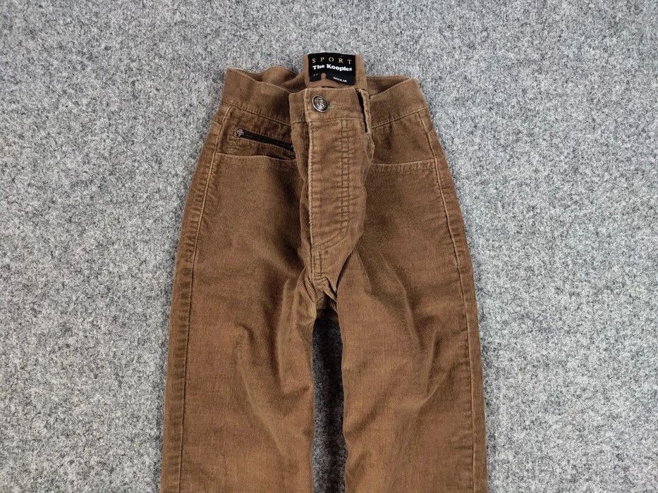 The Kooples The Kooples Corduroy Brown Mens Casual Trousers Pants Size US 27 - 3 Thumbnail