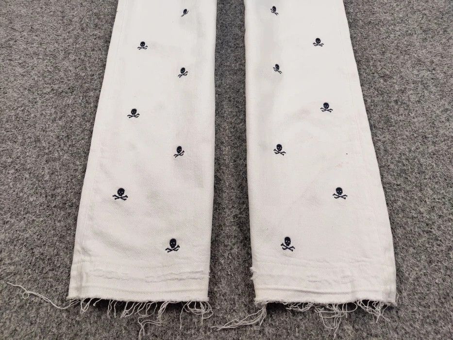 Polo Ralph Lauren Polo Ralph Lauren white Monogram Jeans skull logo Denim Size US 36 / EU 52 - 4 Thumbnail