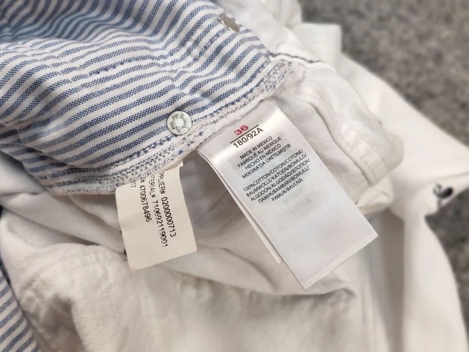 Polo Ralph Lauren Polo Ralph Lauren white Monogram Jeans skull logo Denim Size US 36 / EU 52 - 9 Thumbnail