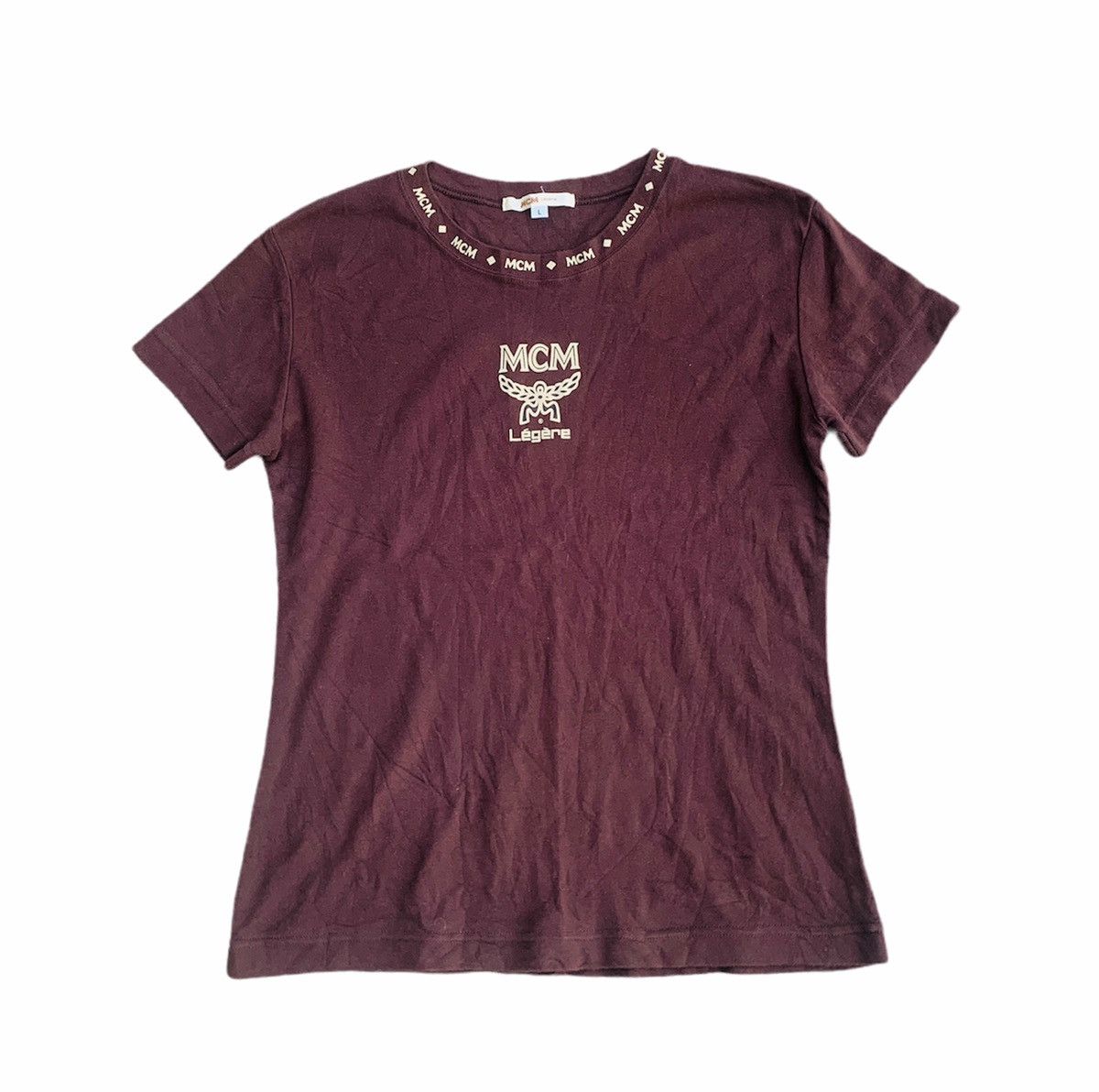 MCM × Vintage 80s MCM MICHAEL CROMER MUNICH LEGERE BIG LOGO BROWN WOMEN L Size L / US 10 / IT 46 - 1 Thumbnail