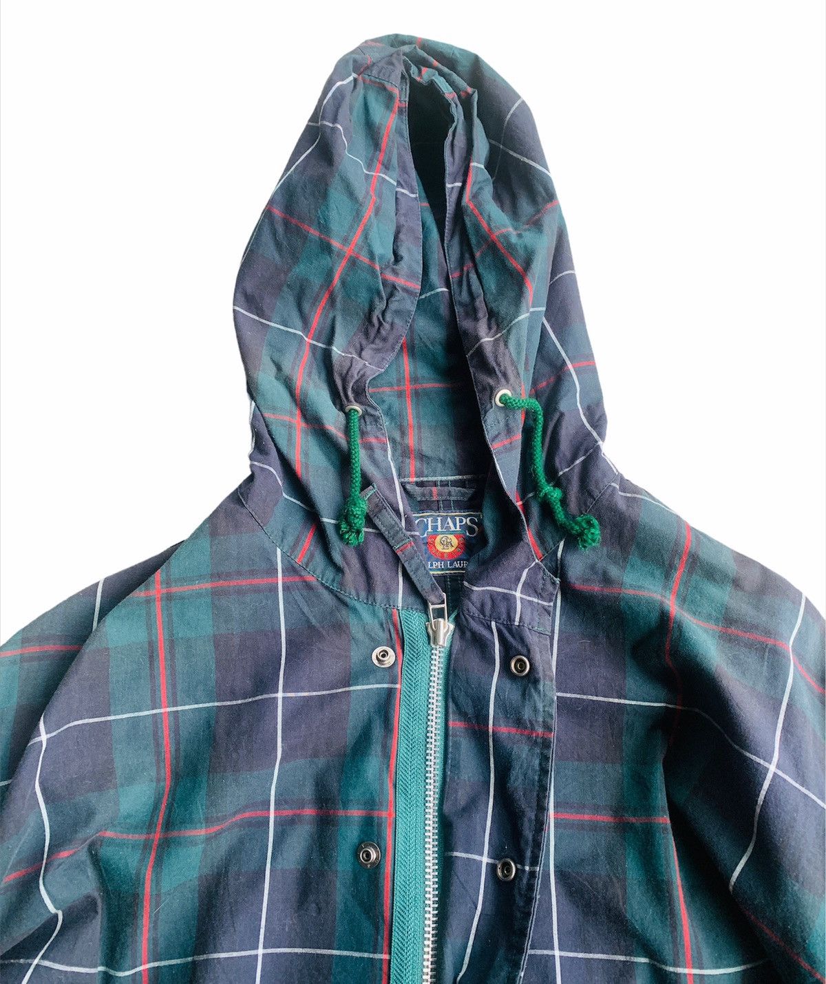 Chaps Ralph Lauren VINTAGE CHAPS RALPH LAUREN GREEN HOODIE PARKA Size US L / EU 52-54 / 3 - 4 Thumbnail