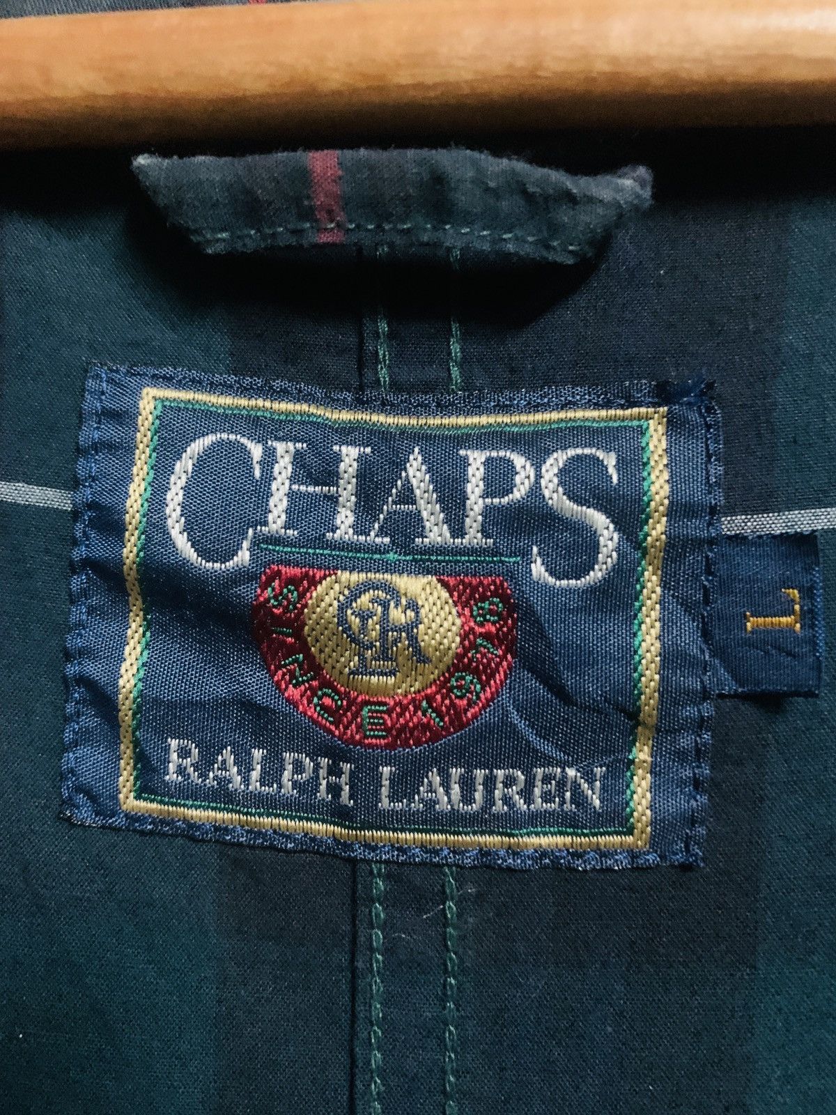 Chaps Ralph Lauren VINTAGE CHAPS RALPH LAUREN GREEN HOODIE PARKA Size US L / EU 52-54 / 3 - 6 Thumbnail