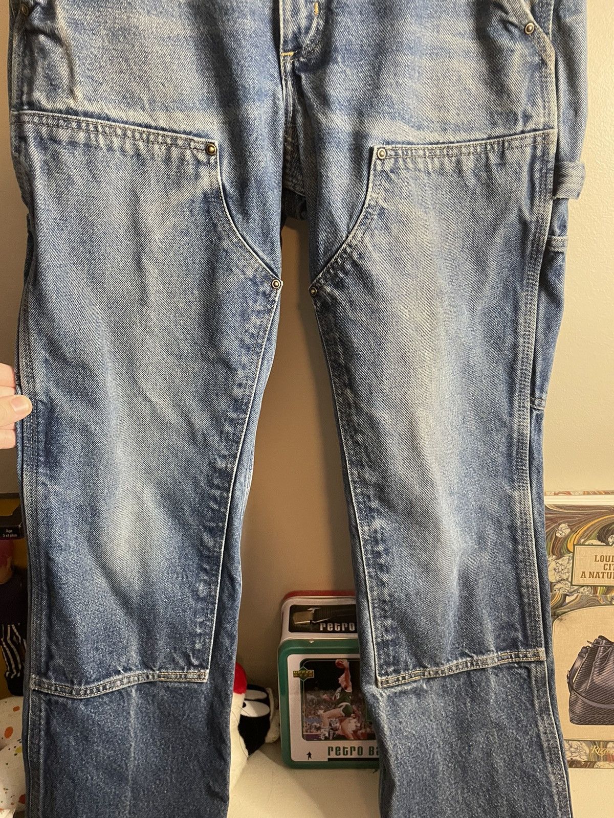 Carhartt Vintage Carhartt Denim Double Knees Workwesr Pants Size US 32 / EU 48 - 4 Thumbnail
