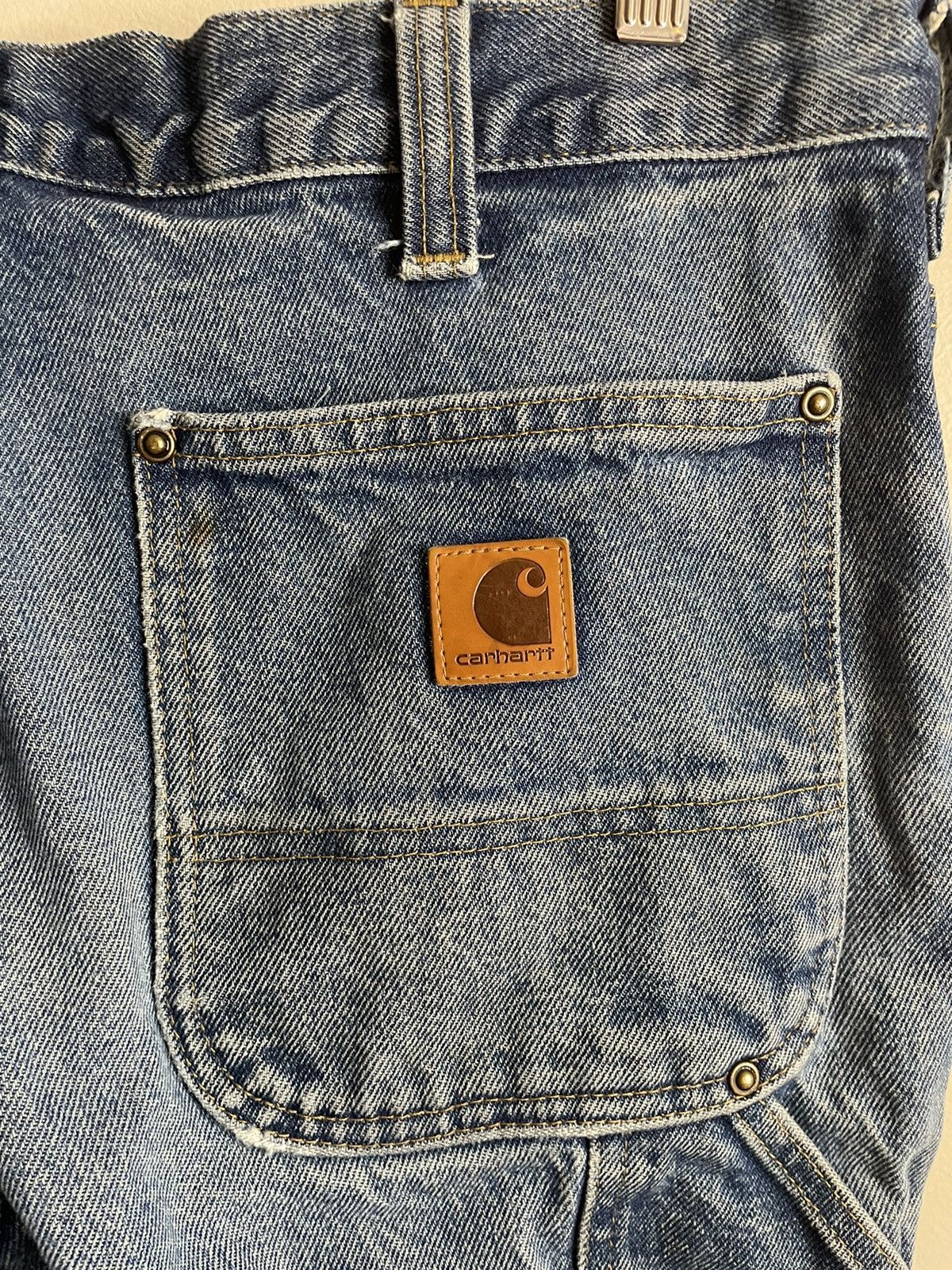 Carhartt Vintage Carhartt Denim Double Knees Workwesr Pants Size US 32 / EU 48 - 5 Thumbnail