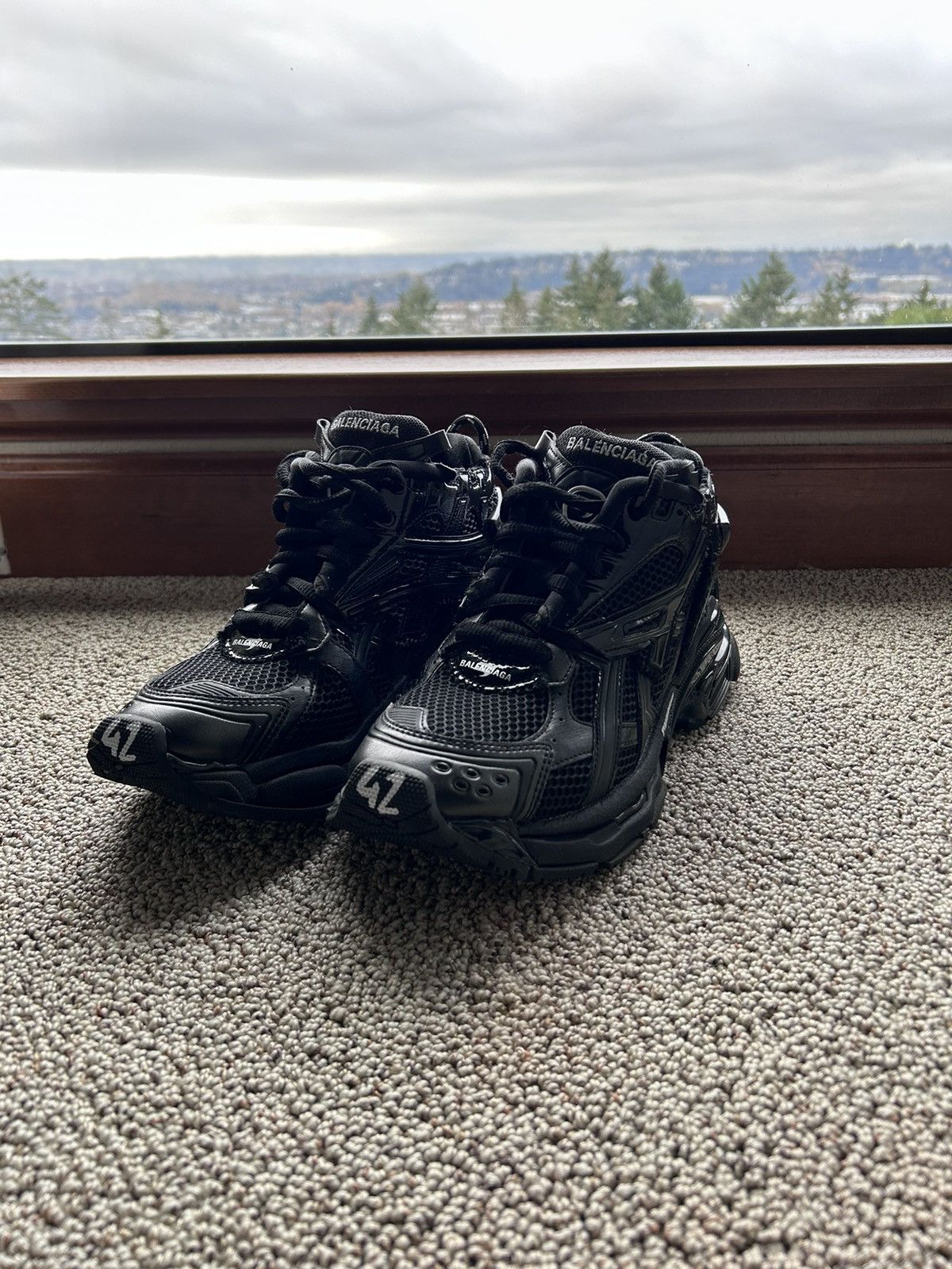 Balenciaga Runners in black by Balenciaga Grailed