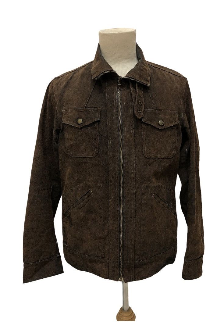 image of Men's Bigi Suede Jacket in Suede Leather (Size Medium)