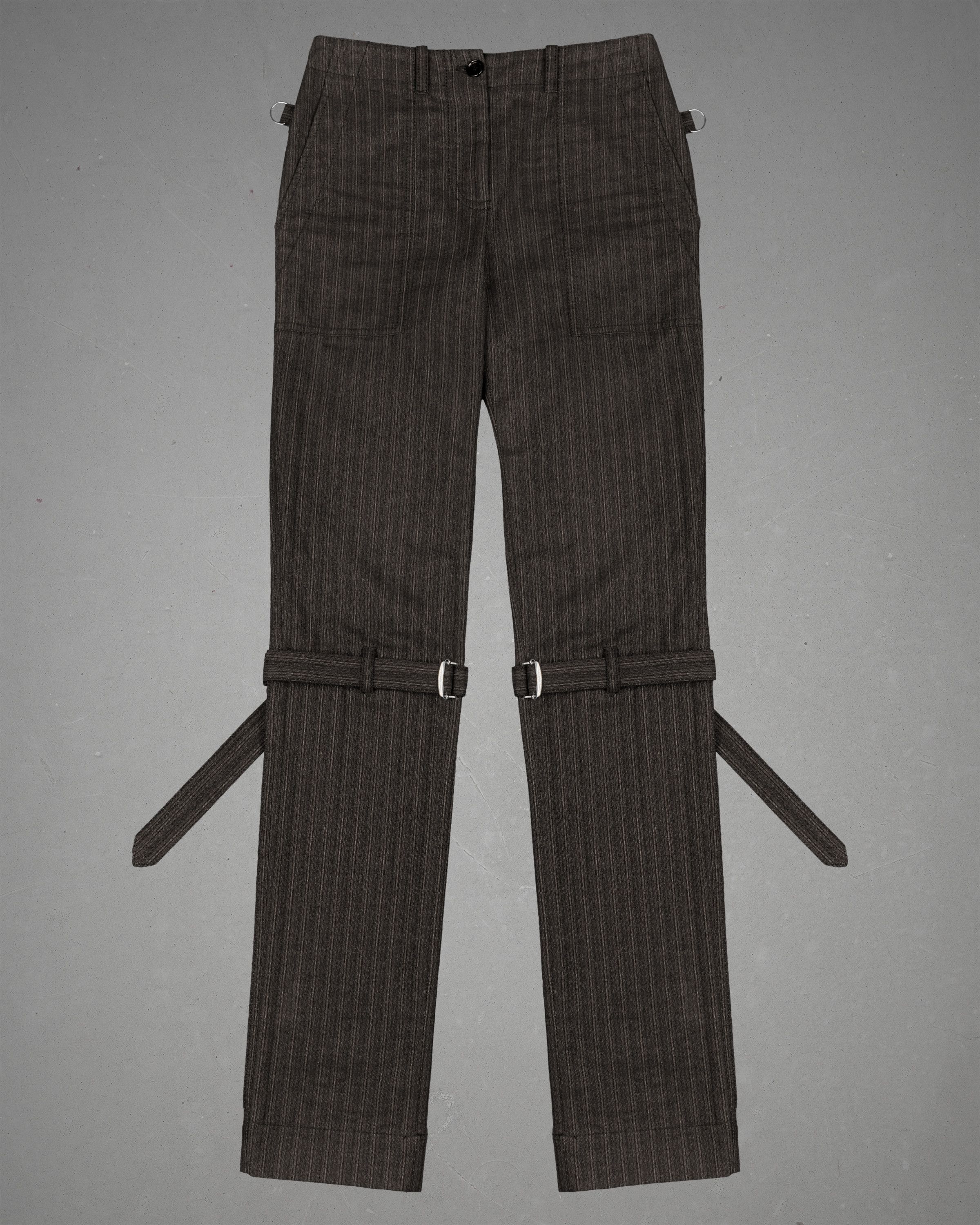 Dolce & Gabbana Dolce Gabbana SS2003 Technical Bondage Punk Pants Size US 27 - 1 Thumbnail