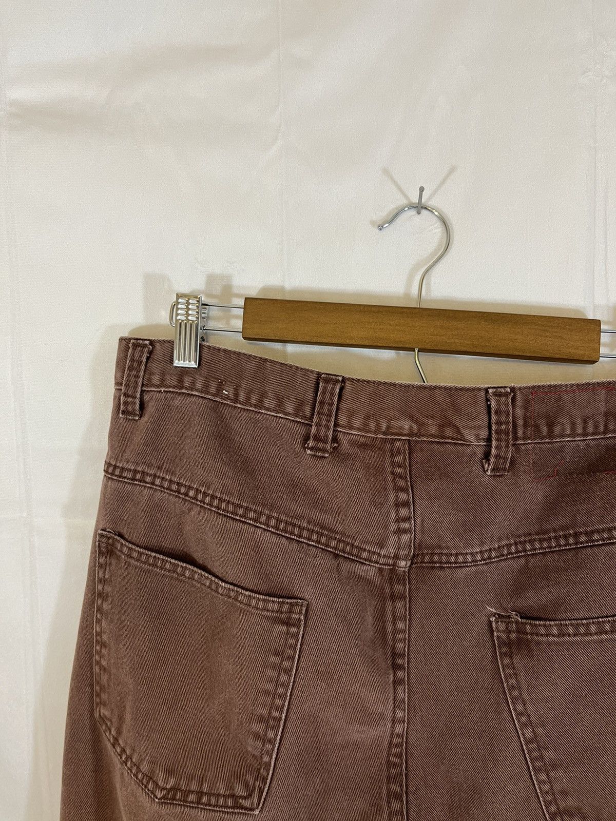 Vintage Sun Faded Brown Distressed Y2K Skate Jeans Size US 37 - 13 Thumbnail