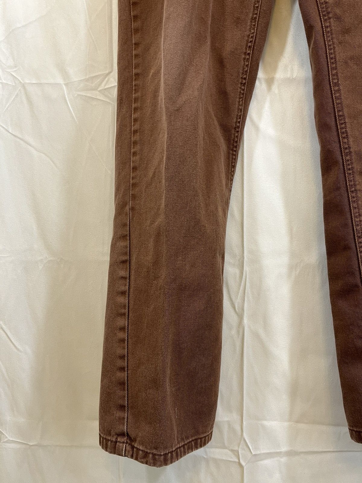 Vintage Sun Faded Brown Distressed Y2K Skate Jeans Size US 37 - 6 Thumbnail