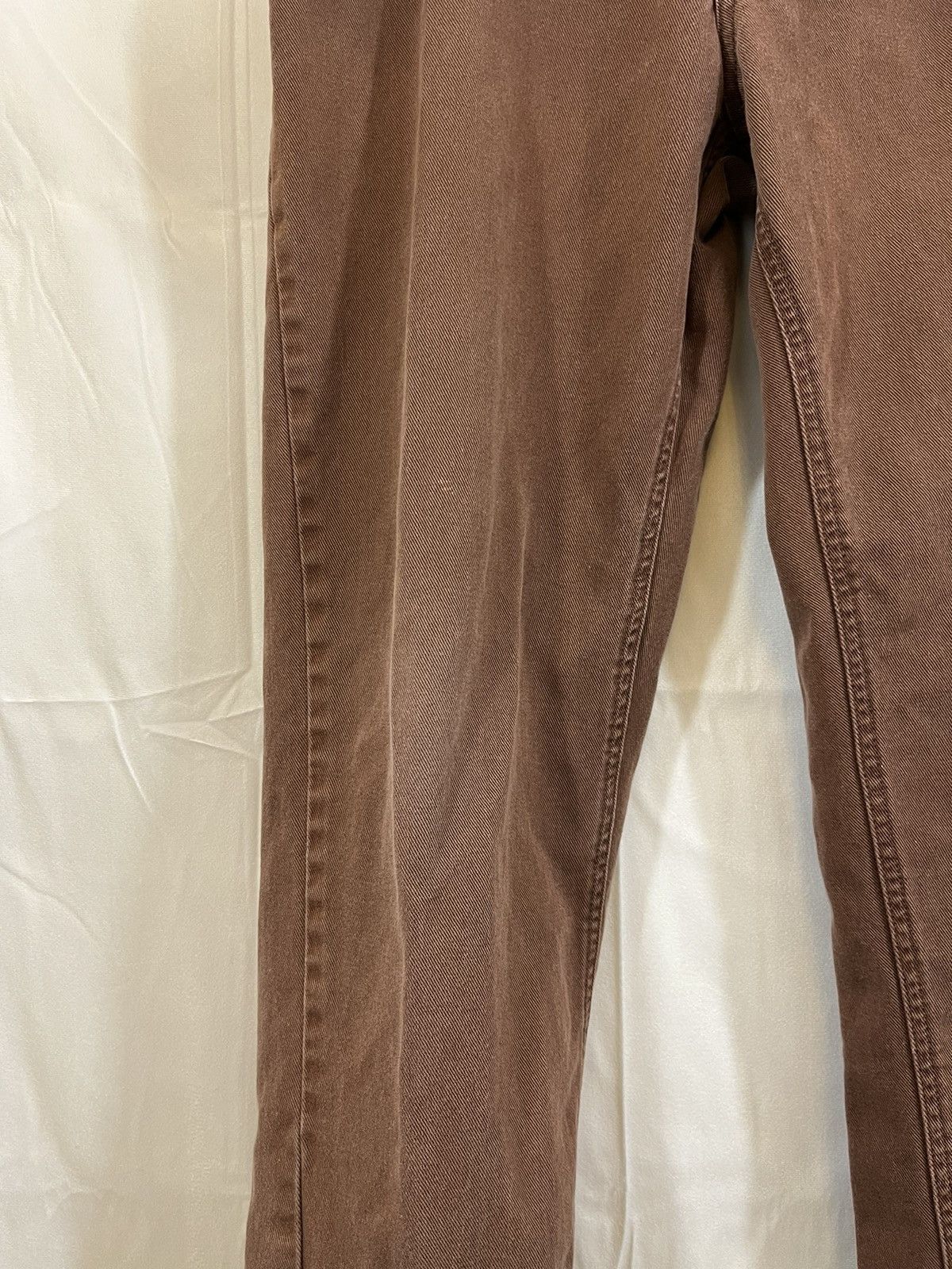 Vintage Sun Faded Brown Distressed Y2K Skate Jeans Size US 37 - 7 Thumbnail