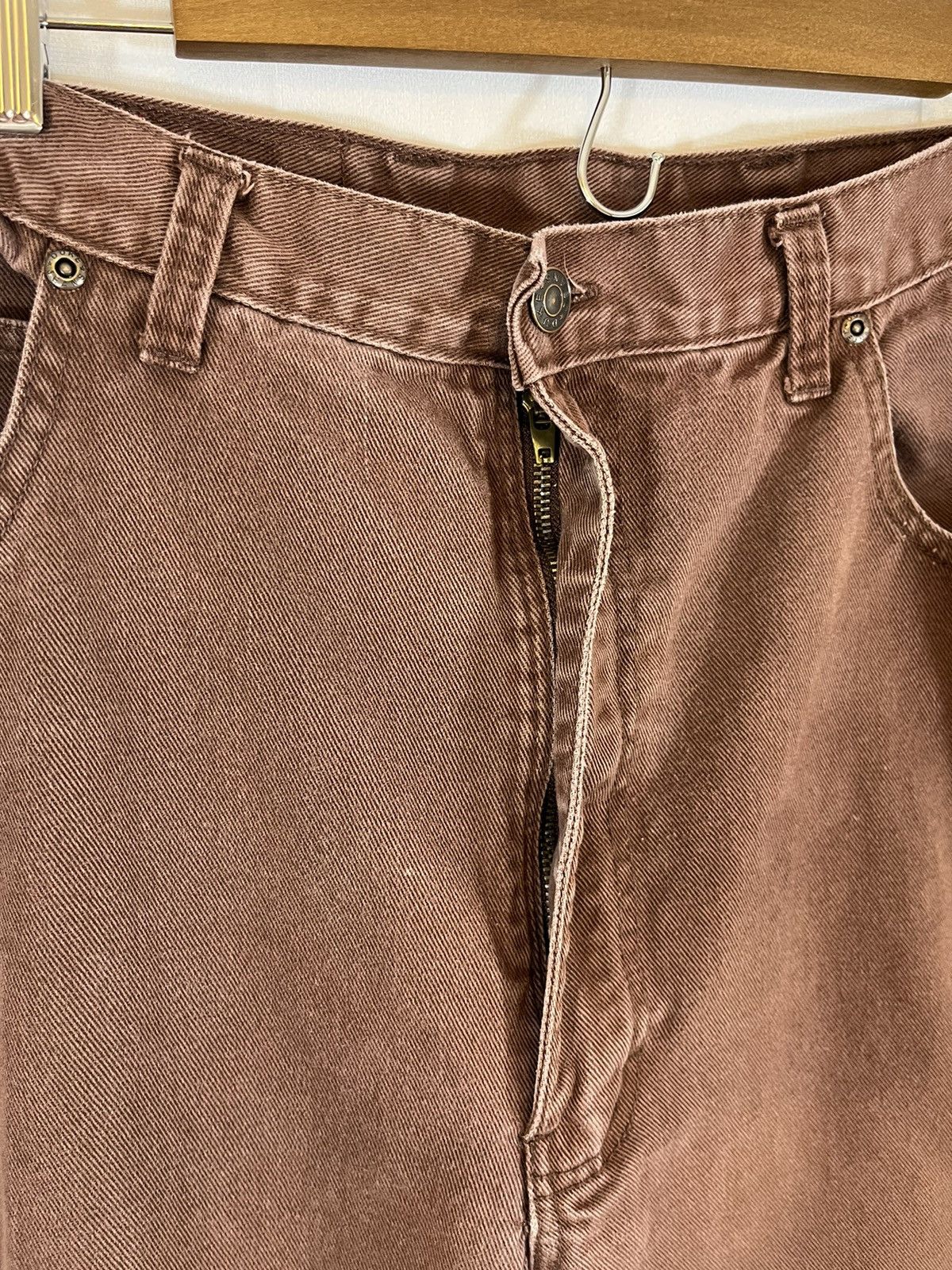 Vintage Sun Faded Brown Distressed Y2K Skate Jeans Size US 37 - 9 Thumbnail
