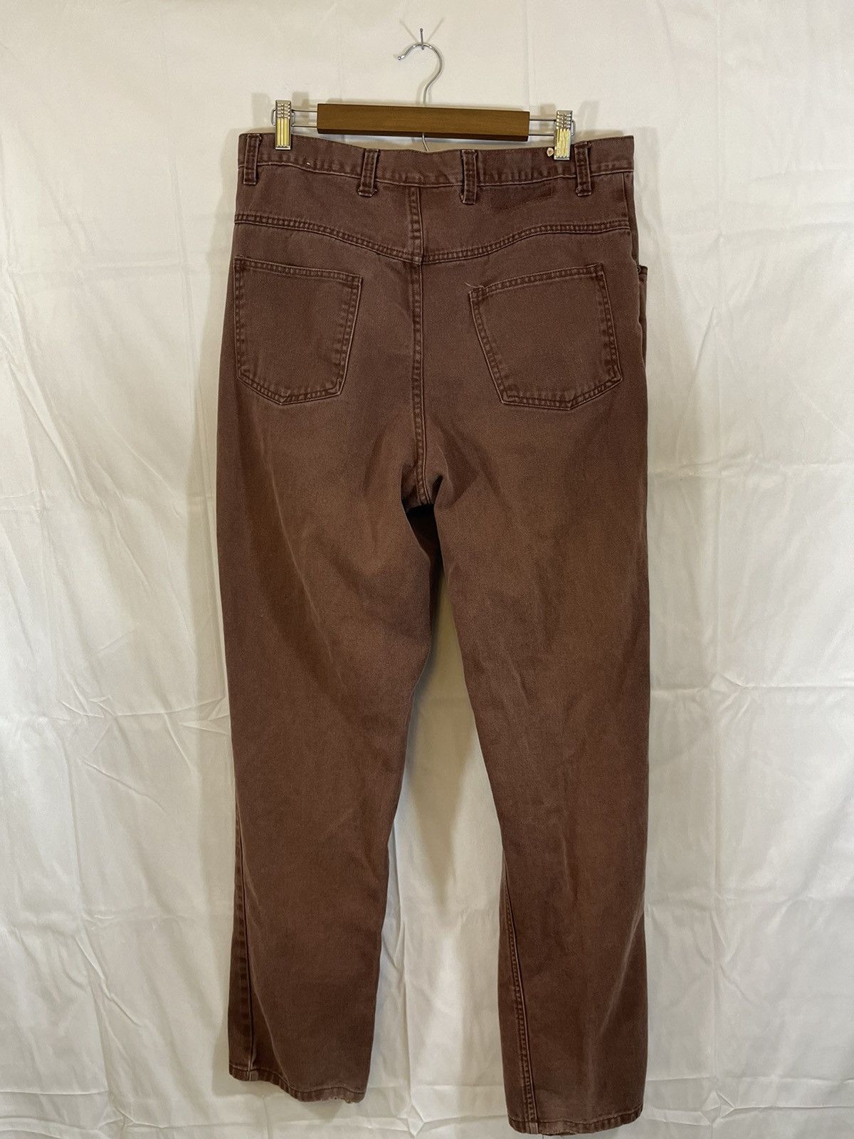 Vintage Sun Faded Brown Distressed Y2K Skate Jeans Size US 37 - 10 Thumbnail