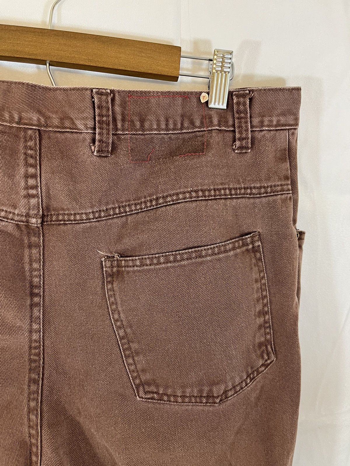 Vintage Sun Faded Brown Distressed Y2K Skate Jeans Size US 37 - 12 Thumbnail