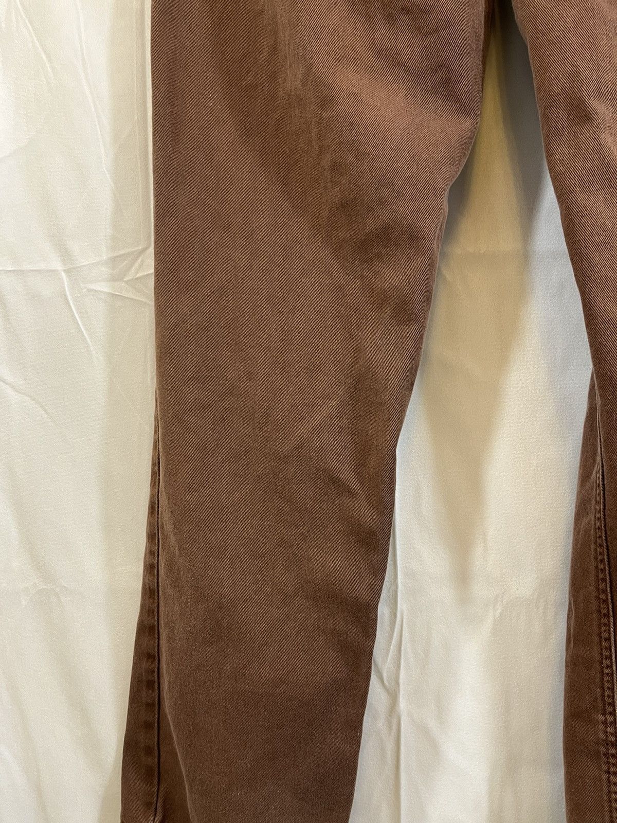 Vintage Sun Faded Brown Distressed Y2K Skate Jeans Size US 37 - 17 Thumbnail