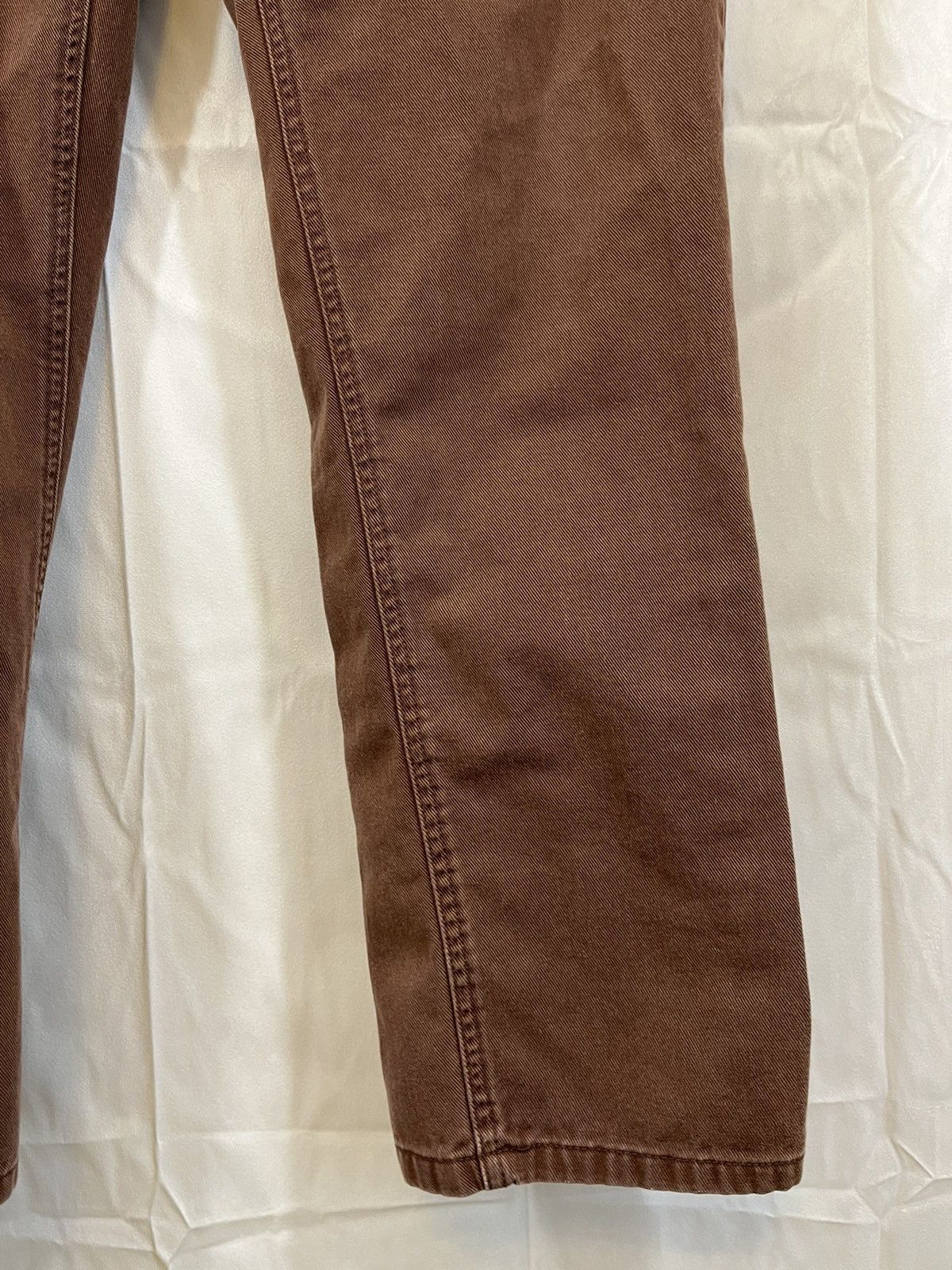 Vintage Sun Faded Brown Distressed Y2K Skate Jeans Size US 37 - 5 Thumbnail