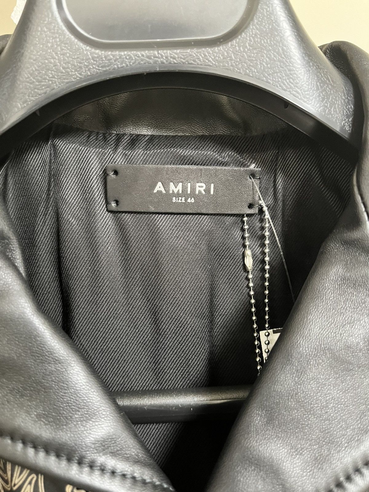 Amiri Amiri Leather Bandana Bowling Shirt Sz 46 Size US S / EU 44-46 / 1 - 4 Thumbnail