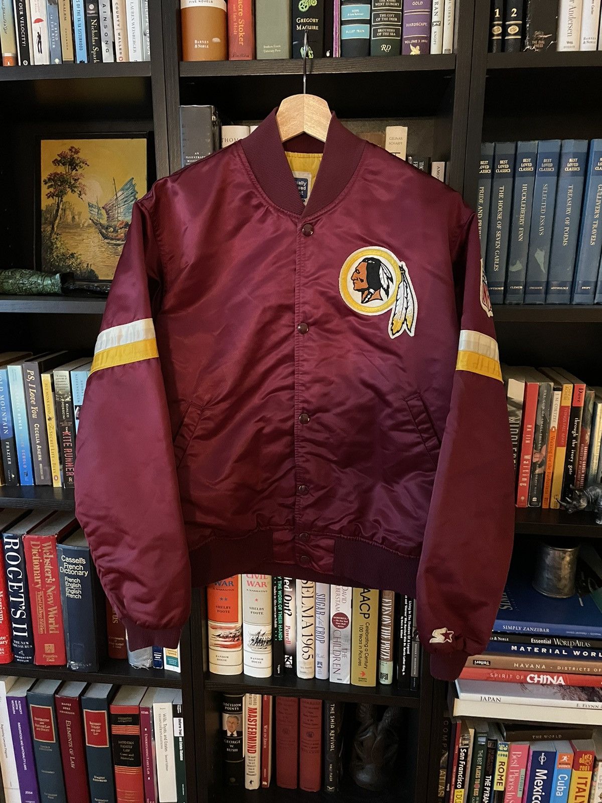 Starter × Vintage Vintage 80s Washington Redskins Starter Bomber Jacket ...