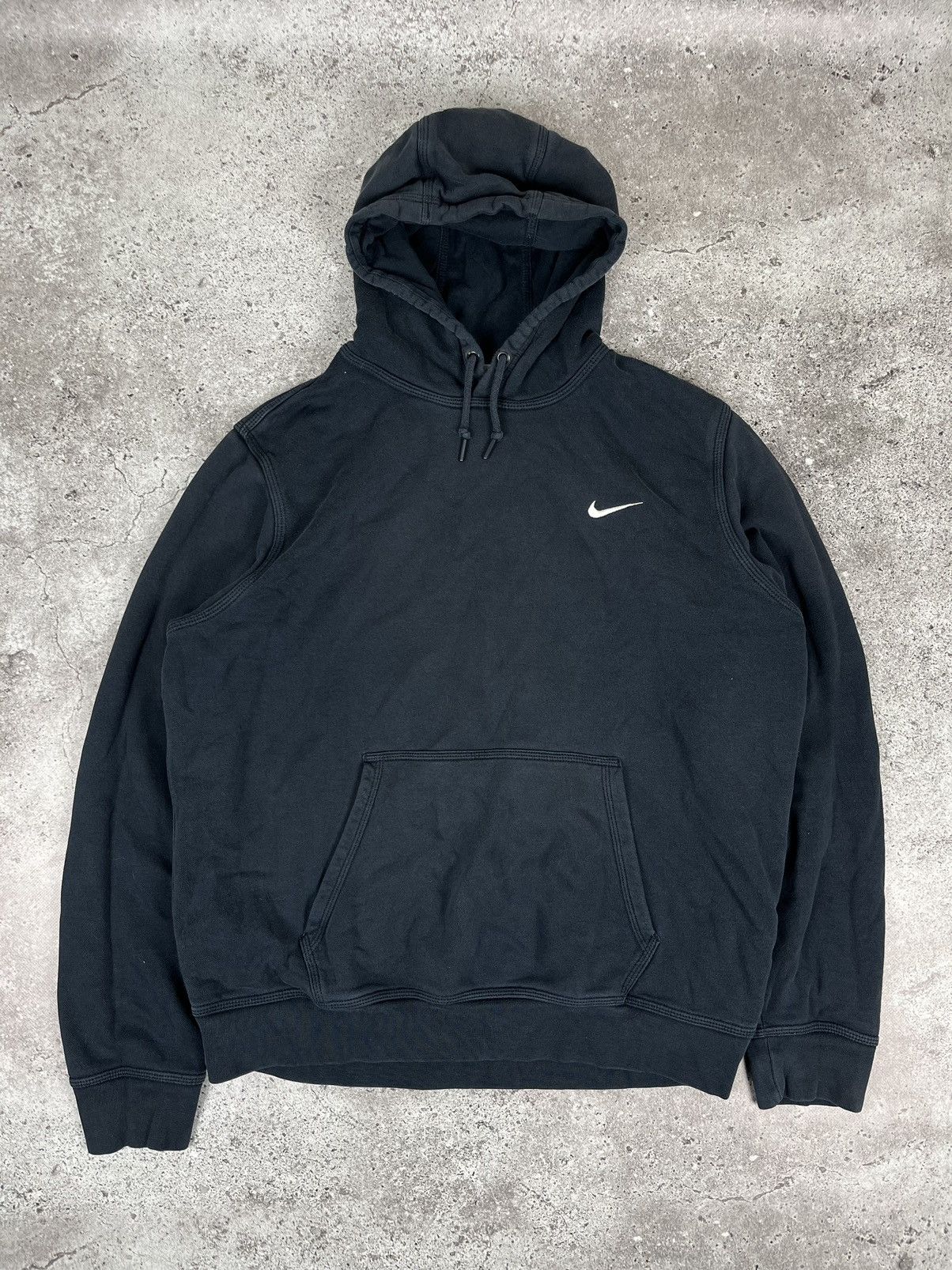 Nike × Vintage Nike Vintage Sunshine Faded Navy Hoodie Size US L / EU 52-54 / 3 - 1 Thumbnail