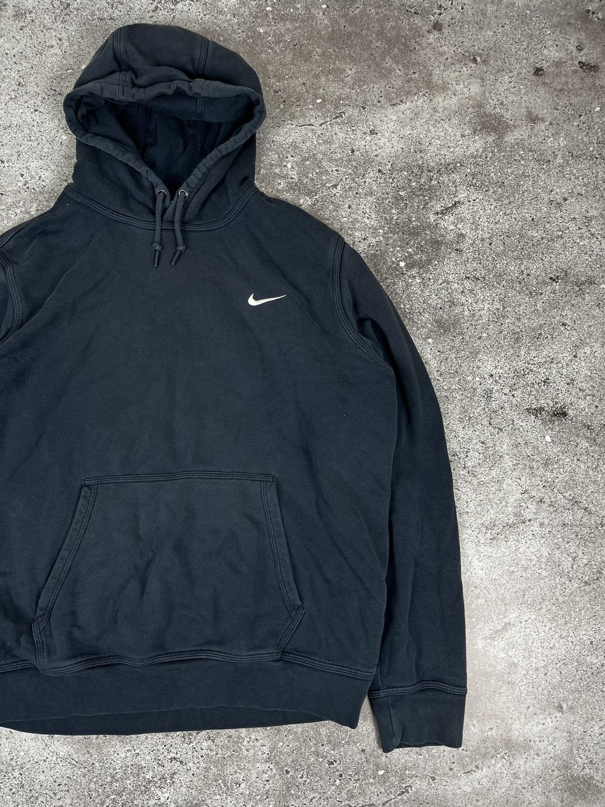 Nike × Vintage Nike Vintage Sunshine Faded Navy Hoodie Size US L / EU 52-54 / 3 - 4 Thumbnail