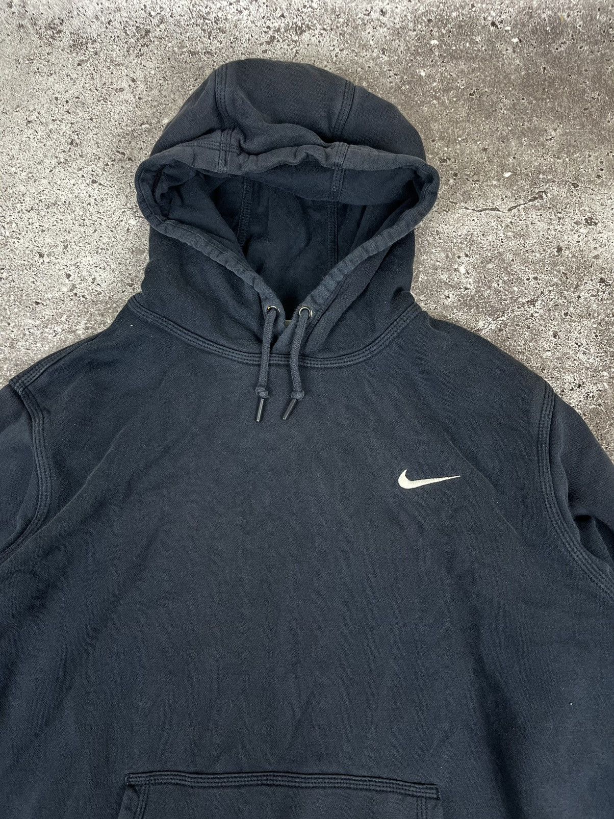 Nike × Vintage Nike Vintage Sunshine Faded Navy Hoodie Size US L / EU 52-54 / 3 - 5 Thumbnail