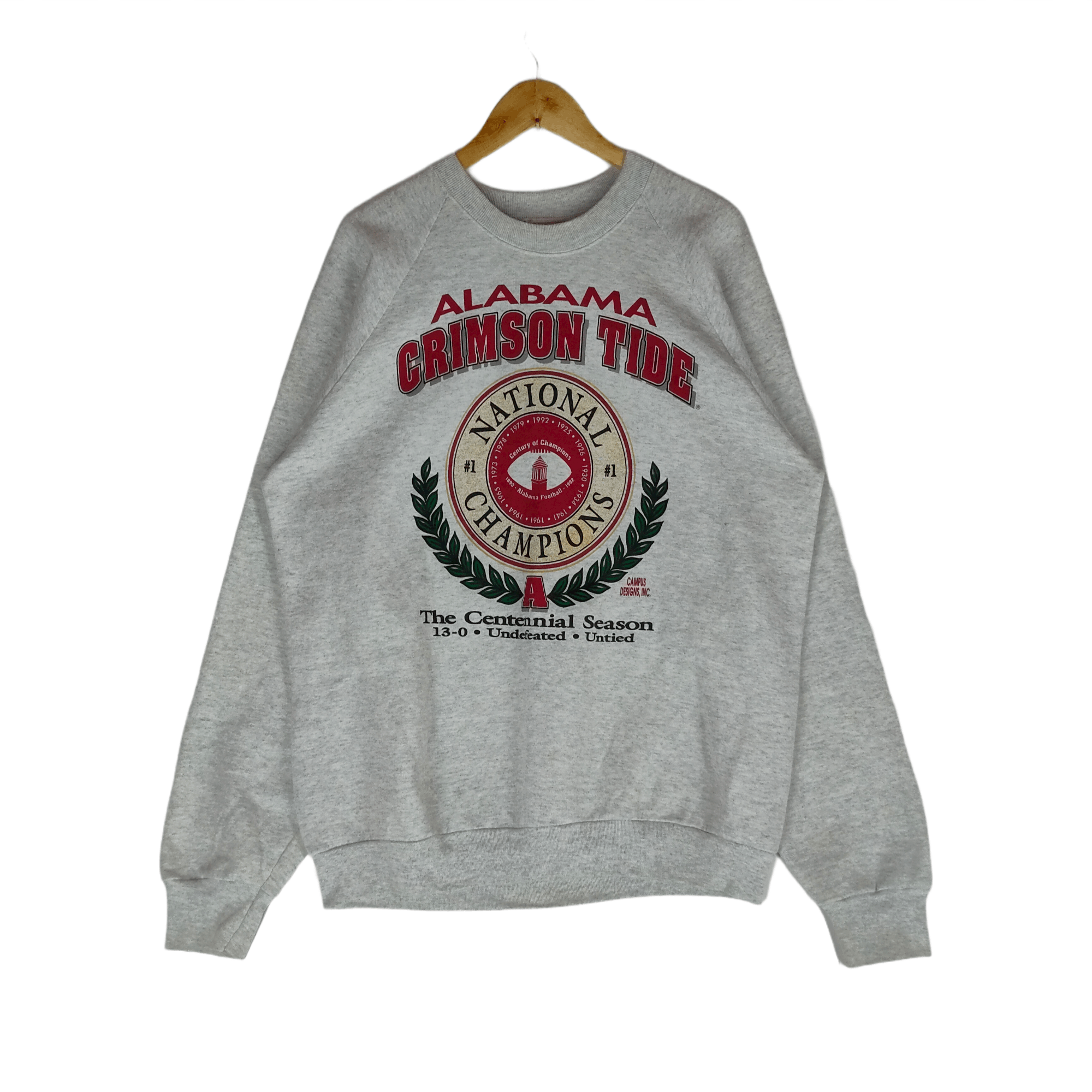 Fruit Of The Loom Vintage 90s ALABAMA SOCCER Big Logo XXLSize Sweatshirt Size US XXL / EU 58 / 5 - 1 Thumbnail