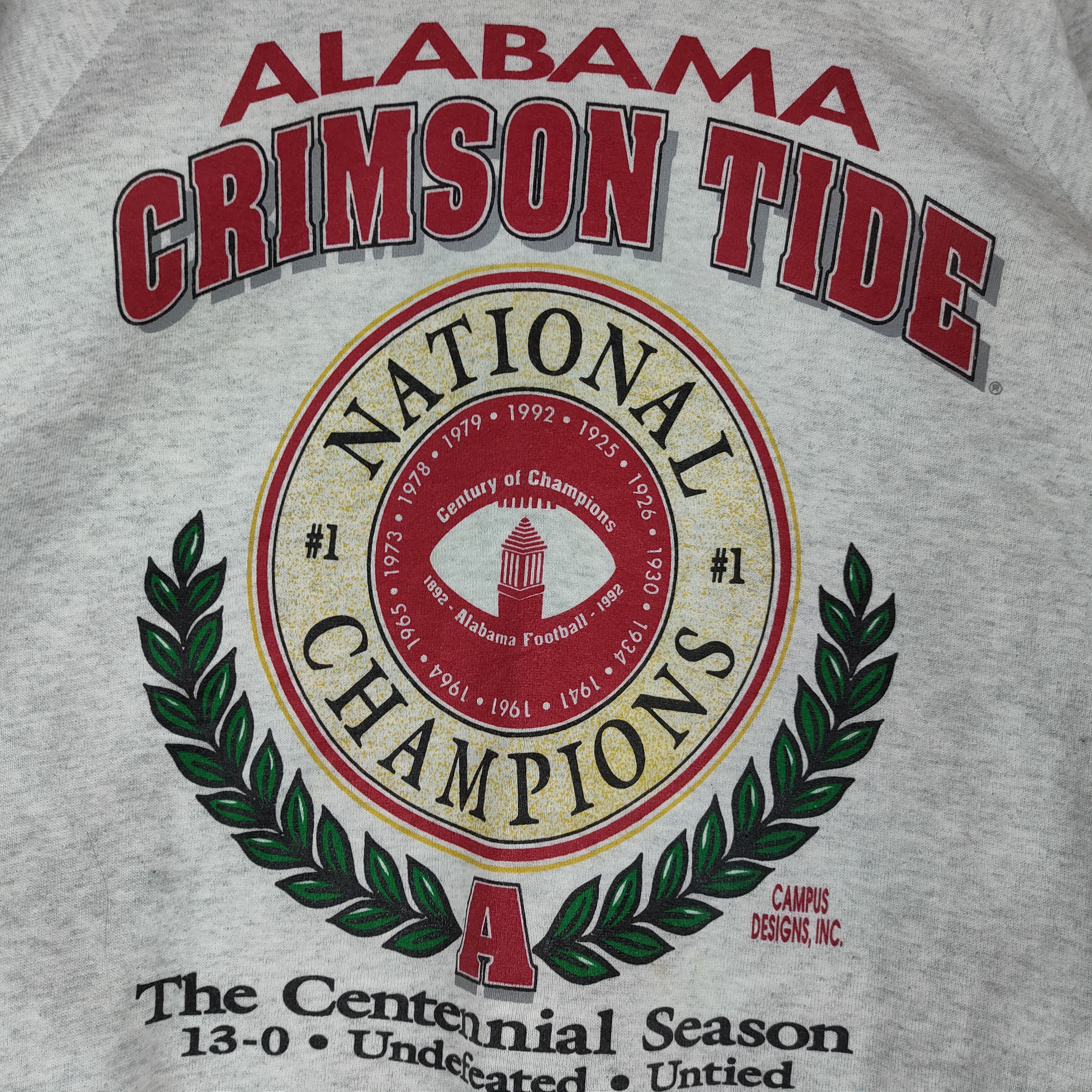 Fruit Of The Loom Vintage 90s ALABAMA SOCCER Big Logo XXLSize Sweatshirt Size US XXL / EU 58 / 5 - 2 Thumbnail