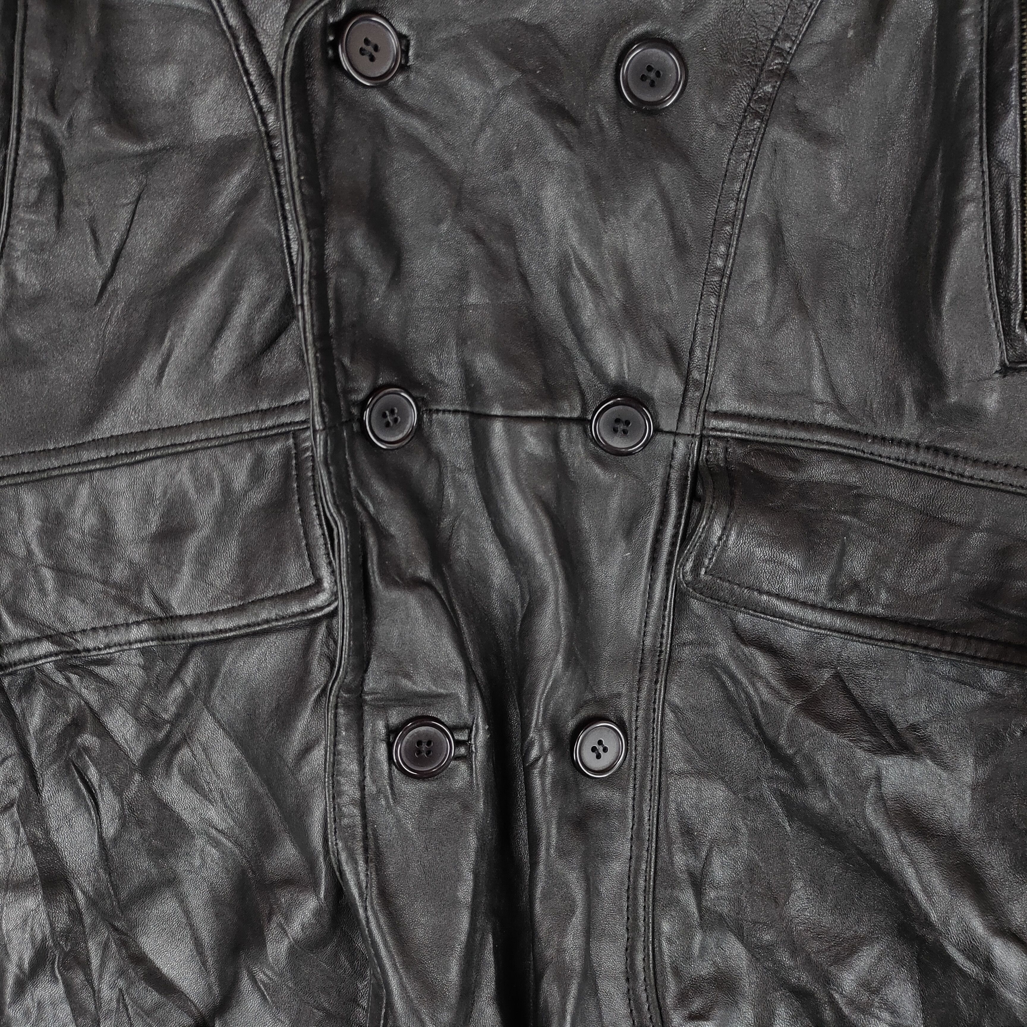 Genuine Leather Vintage DRAGON Of SILKROAD Sheep Leather Waterlook Jacket Size US L / EU 52-54 / 3 - 2 Thumbnail