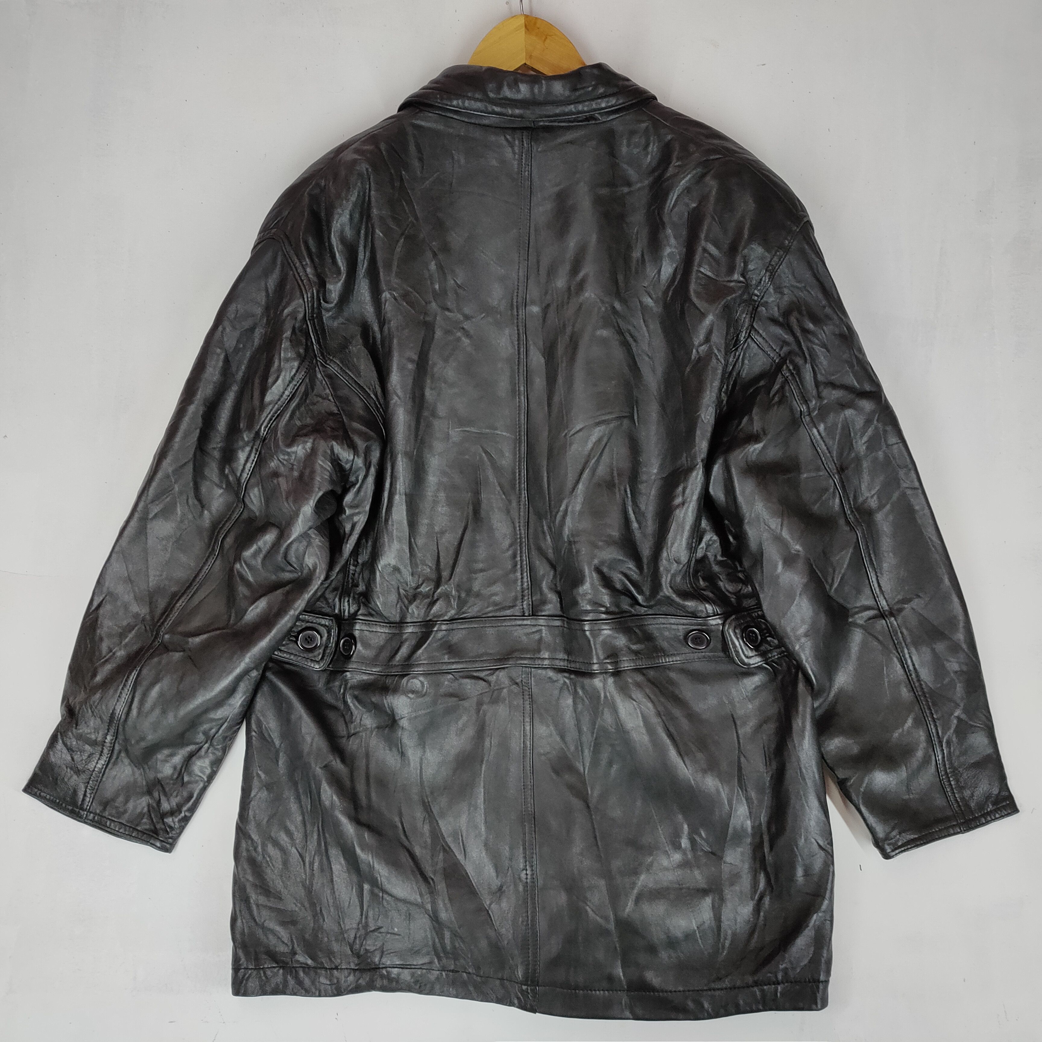 Genuine Leather Vintage DRAGON Of SILKROAD Sheep Leather Waterlook Jacket Size US L / EU 52-54 / 3 - 8 Thumbnail