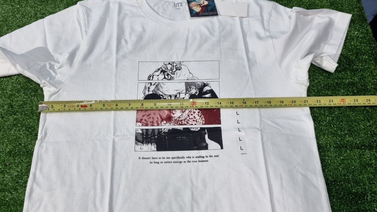 Anime × Japanese Brand JUJUTSU KAISEN Manga T-Shirt TEE evengelion akira Size US L / EU 52-54 / 3 - 6 Thumbnail