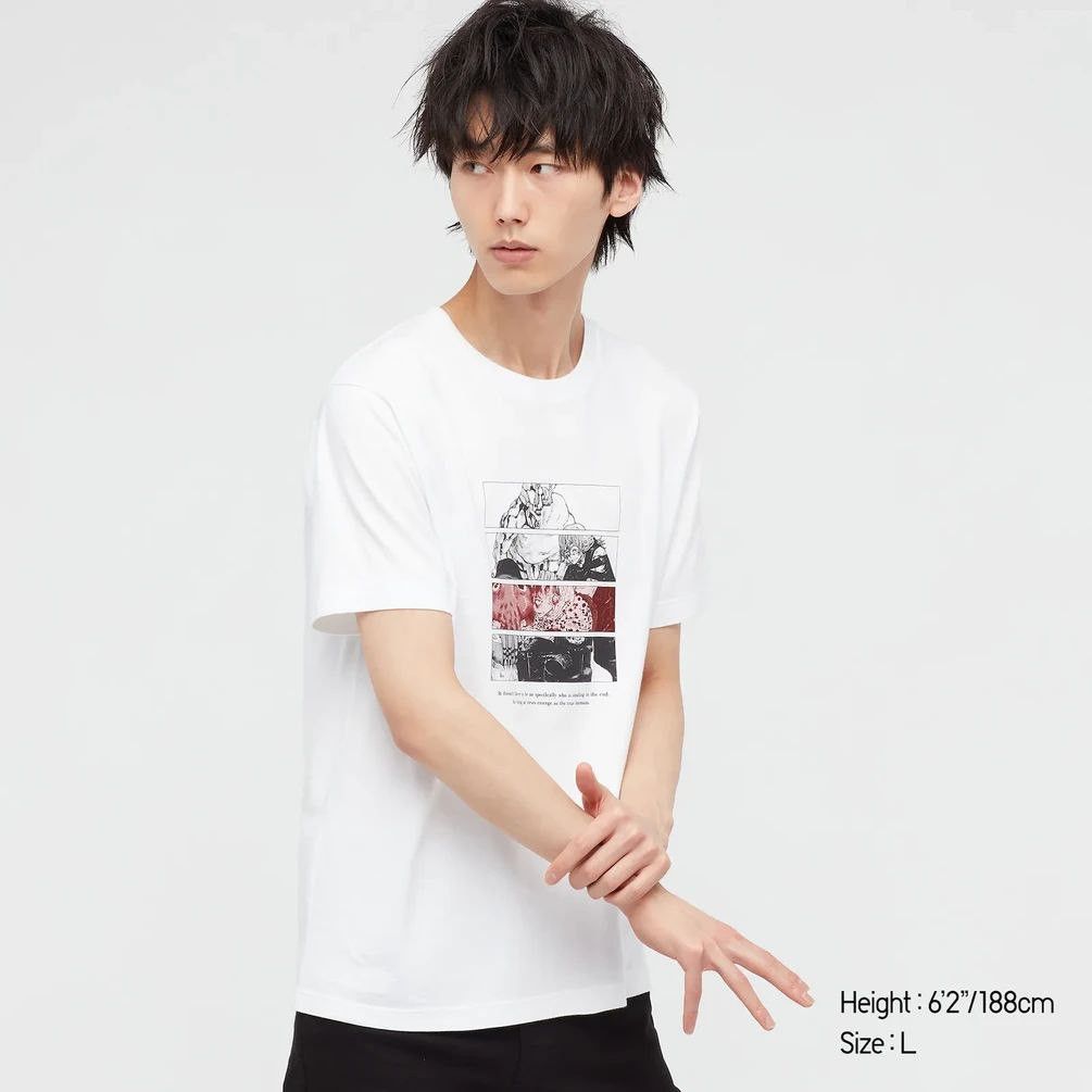 Anime × Japanese Brand JUJUTSU KAISEN Manga T-Shirt TEE evengelion akira Size US L / EU 52-54 / 3 - 4 Thumbnail
