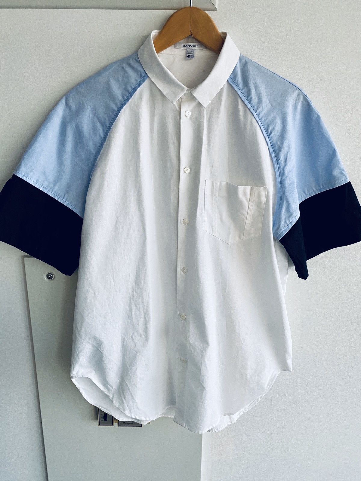 Carven × Other Carven Paris Hype Minimalist Runway Shirt Very Rare Size US L / EU 52-54 / 3 - 1 Thumbnail